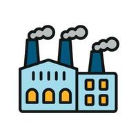 Factory building icon design templates vector