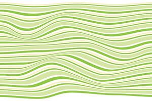 simple abstract lite green cream color horizontal wavy distort line pattern a green and white striped blanket with a green stripe vector