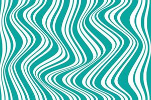 simple abstract seagreen color vertical line wavy distort pattern the blue background with the lines of the wave vector