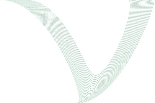 simple abstract lite green color wavy pattern vector