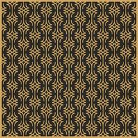 Luxury gold geometric pattern frame border invitation greeting card design vector