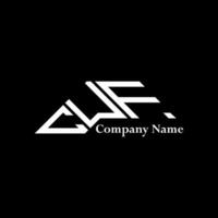 CUF logo design, CUF simple and modern logo. CUF luxurious alphabet design vector