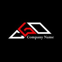 CGO logo design, CGO simple and modern logo. CGO luxurious alphabet design vector