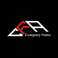 CFA logo design, CFA simple and modern logo. CFA luxurious alphabet design vector