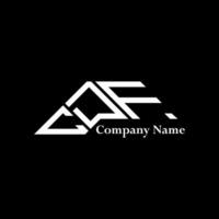 CDF logo design, CDF simple and modern logo. CDF luxurious alphabet design vector