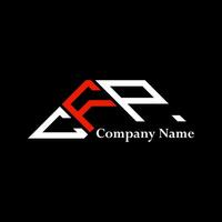 CFP logo design, CFP simple and modern logo. CFP luxurious alphabet design vector