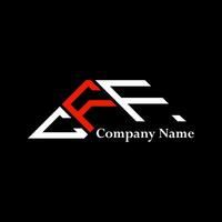 CFF logo design, CFF simple and modern logo. CFF luxurious alphabet design vector