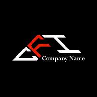 CFI logo design, CFI simple and modern logo. CFI luxurious alphabet design vector