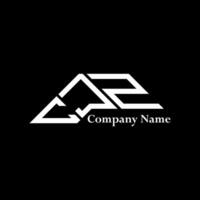CJZ logo design, CJZ simple and modern logo. CJZ luxurious alphabet design vector
