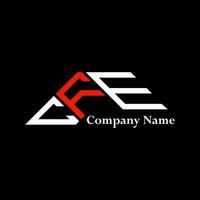 CFE logo design, CFE simple and modern logo. CFE luxurious alphabet design vector