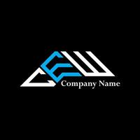 CEW logo design, CEW simple and modern logo. CEW luxurious alphabet design vector