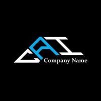 CAI logo design, CAI simple and modern logo. CAI luxurious alphabet design vector