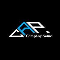 CAP logo design, CAP simple and modern logo. CAP luxurious alphabet design vector