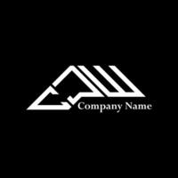 CJW logo design, CJW simple and modern logo. CJW luxurious alphabet design vector