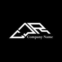 CJR logo design, CJR simple and modern logo. CJR luxurious alphabet design vector