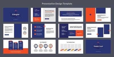 solar energy powerpoint presentation background design Template, company business presentation design profile vector
