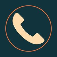 Phone trendy icon honest abstract illustration colorful artwork beautiful design vector