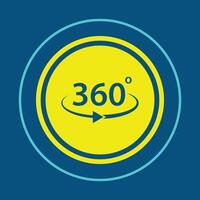 360 trendy icon plausible abstract illustration colorful artwork beautiful design vector