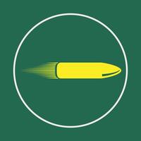 Bullet trendy icon nice abstract illustration colorful artwork beautiful design vector