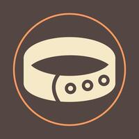 Dog Leash trendy icon respectable abstract illustration colorful artwork beautiful design vector
