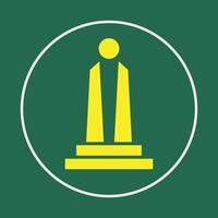 Monument trendy icon nice abstract illustration colorful artwork beautiful design vector