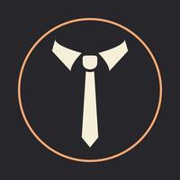 Tie trendy icon thrilling abstract illustration colorful artwork beautiful design vector