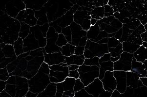 Distressed Crack Texture Overlay Image Isolated on Black Background photo