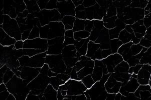 Distressed Crack Texture Overlay Image Isolated on Black Background photo