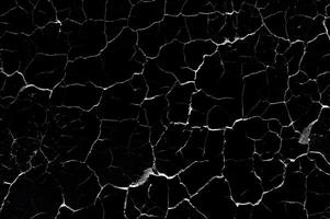 Distressed Crack Texture Overlay Image Isolated on Black Background photo