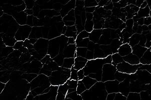 Distressed Crack Texture Overlay Image Isolated on Black Background photo