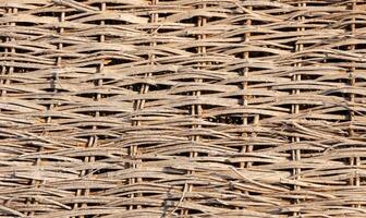 Reed braid on the shore of the Red Sea, photo zone for tourists