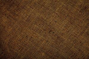 Natural Linen Material Textile Canvas Fabric Texture Background Close-up Detail of Fabric Natural Color Hemp Material Pattern Design Wallpaper. Can be Used as Background or For Graphic Design photo