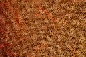 Natural Linen Material Textile Canvas Fabric Texture Background Close-up Detail of Fabric Natural Color Hemp Material Pattern Design Wallpaper. Can be Used as Background or For Graphic Design photo