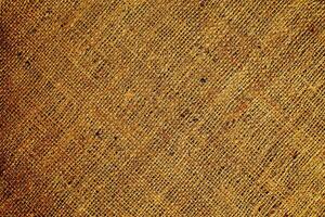 Natural Linen Material Textile Canvas Fabric Texture Background Close-up Detail of Fabric Natural Color Hemp Material Pattern Design Wallpaper. Can be Used as Background or For Graphic Design photo
