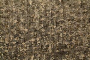Natural Linen Material Textile Canvas Fabric Texture Background Close-up Detail of Fabric Natural Color Hemp Material Pattern Design Wallpaper. Can be Used as Background or For Graphic Design photo