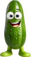 Adorable Cucumber Graphics for Social Media. . png