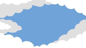 Cloud and Sky Background. vector