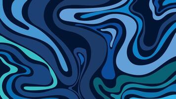 Blue fluid abstract background vector