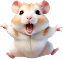 contento hámster clipart para para niños fiestas. . png