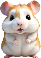 adorable hámster dibujos animados Arte para imprimibles. . png