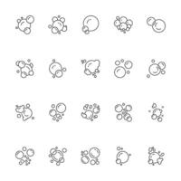 Foam Linear Element for Various Types of Design vector