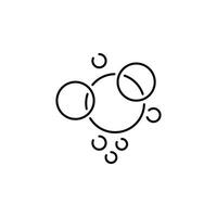 Foam Isolated Linear Symbol for Infographics, Adverts, Web Sites, Apps and Other Types of Design vector