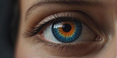 Digital Eye Scanning for Advanced Biometric Identification and Surveillance Systems. photo