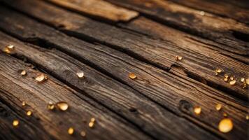A wooden background with a few splinters. photo