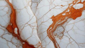 A large white marble slab with a few cracks and a few spots. photo