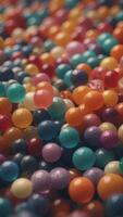 A bright background featuring a variety of tiny circles. photo