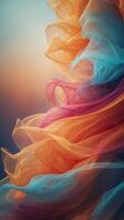 Gradient Diffuse Wind Background with Festive Colors. photo