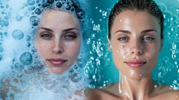 A comparison chart showing the difference between a regular hot bath and an ice bath in terms of calorie burn and muscle recovery photo