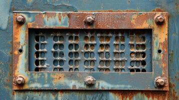 Lastly we see a vent with a more industrial feel made from a combination of metal and exposed bolts giving it a rugged and utilitarian look photo