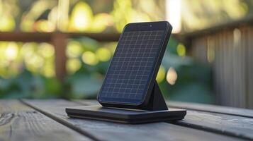 Simplify your charging routine with this solarpowered charging dock photo